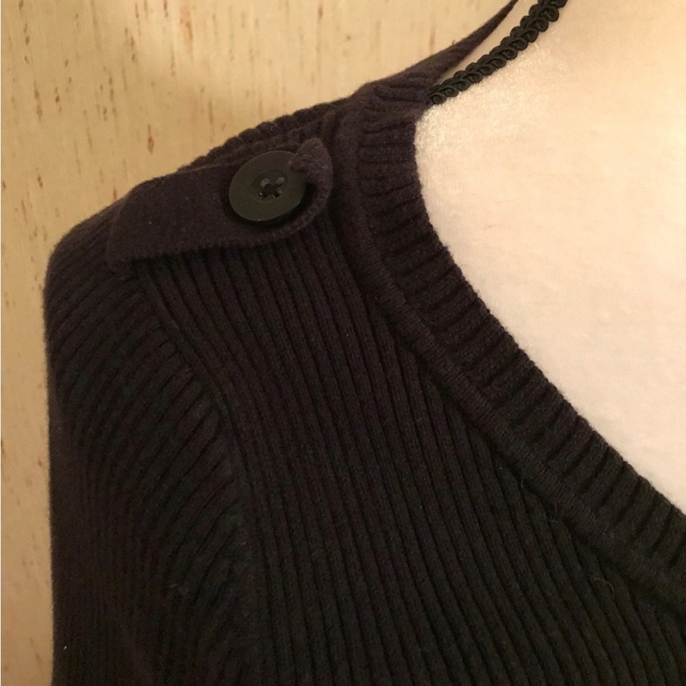 Moda International Belted Button Down Sweater. - image 3